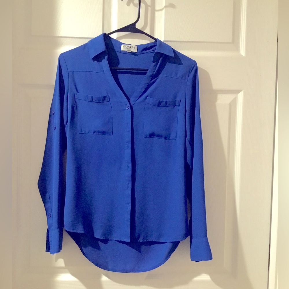 Express Blue Portofino Dress Shirt